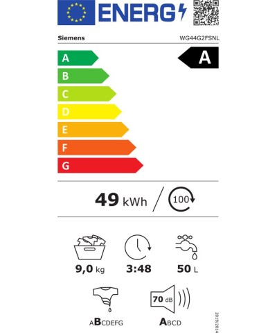 Siemens WG44G2FSNL Wasmachine