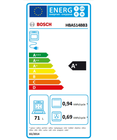 Bosch HBA514BB3 - Serie 4 - Inbouwoven