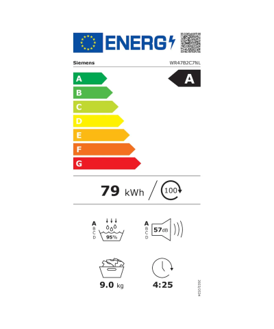 Siemens WR47B2C7NL Warmtepompdroger