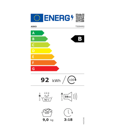 Asko T509HRG Warmtepompdroger