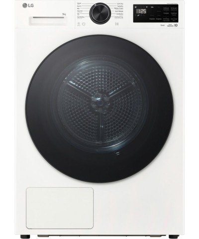 set LG F4X5009THB wasmachine en LG RHX5009TWB warmtepompdroger