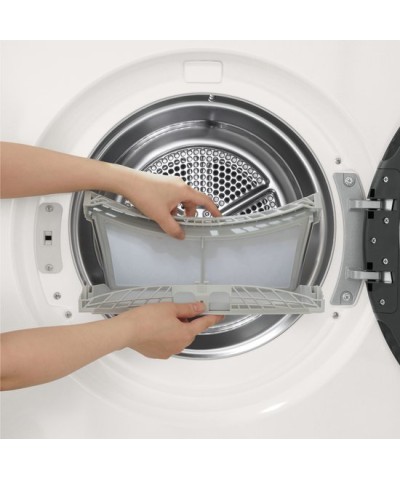 set LG F4X5009THB wasmachine en LG RHX5009TWB warmtepompdroger