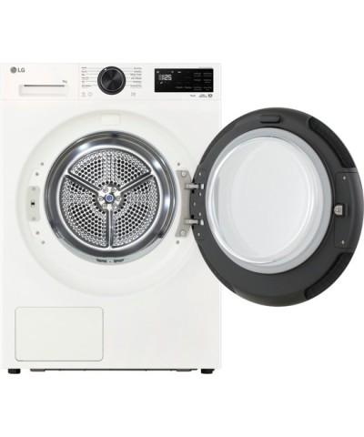 set LG F4X5009THB wasmachine en LG RHX5009TWB warmtepompdroger