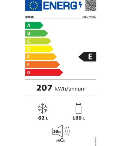 Bosch KIS77AFE0 - Inbouw Koel-vriescombinatie