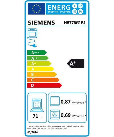Siemens HB776G1B1 - iQ700 - Inbouwoven