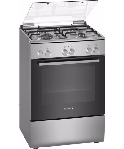 Bosch HXA090D50N -  Vrijstaand Gasfornuis - RVS