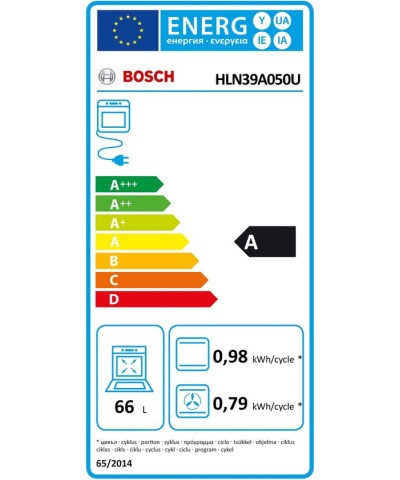 Bosch HLN39A050U - Serie 4 - Vrijstaande Inductieformuis